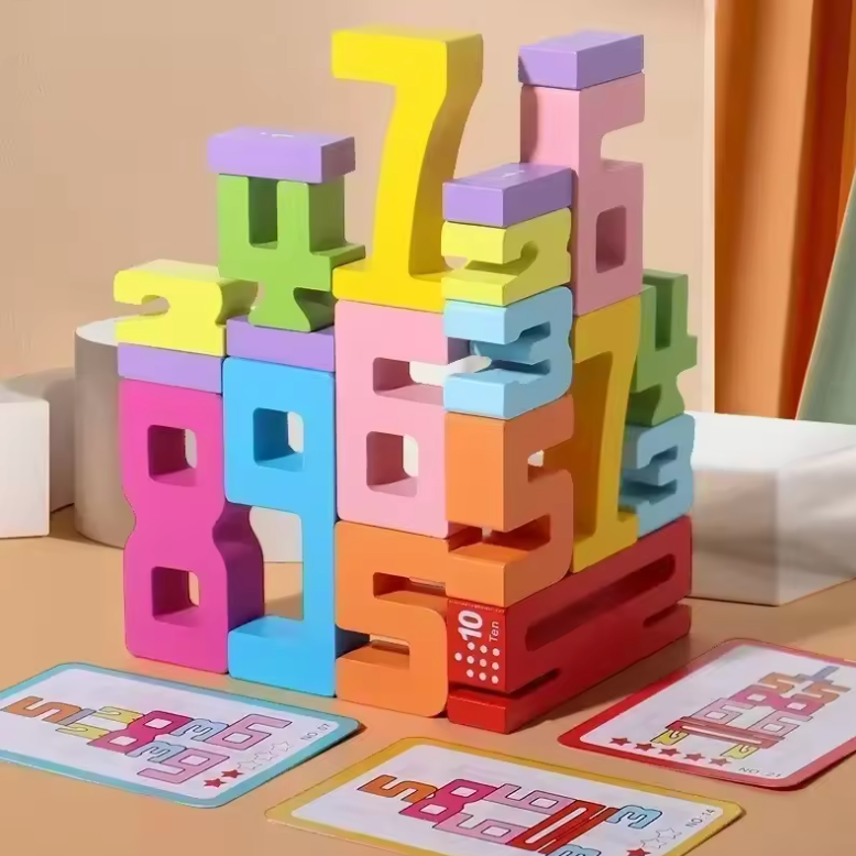 Montessori Number Stacking Blocks