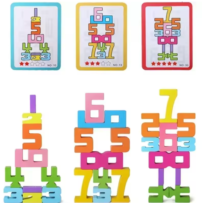 Montessori Number Stacking Blocks