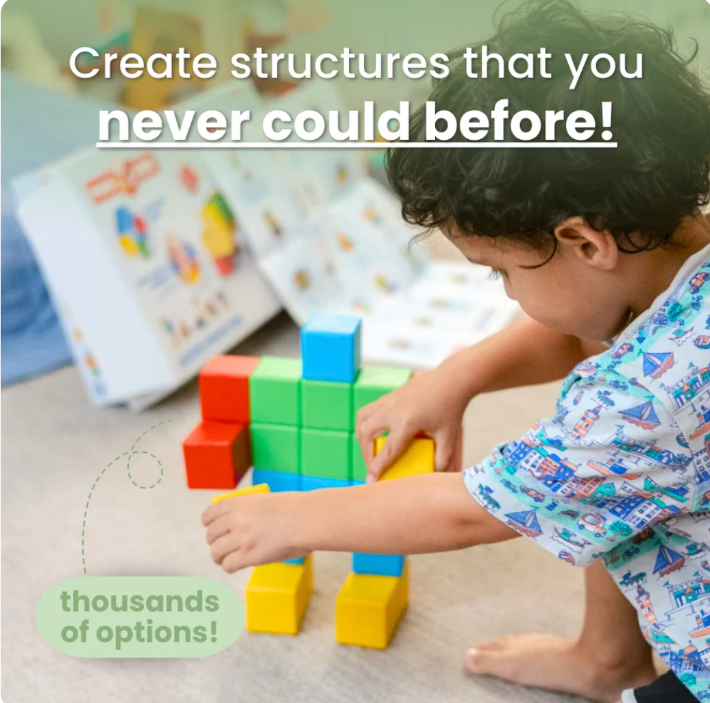 Montessori Magic Cubes - Magnetic Building Blocks