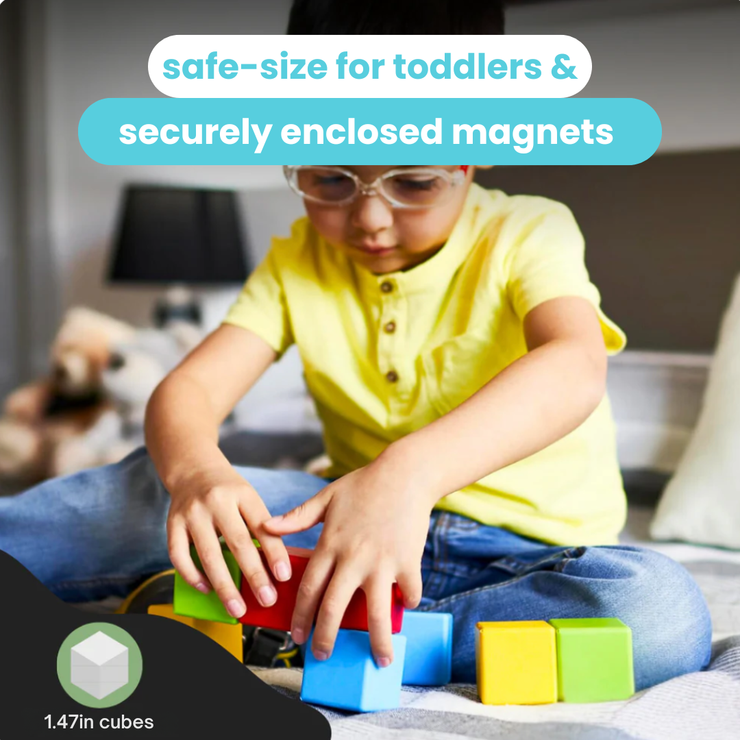 Montessori Magic Cubes - Magnetic Building Blocks