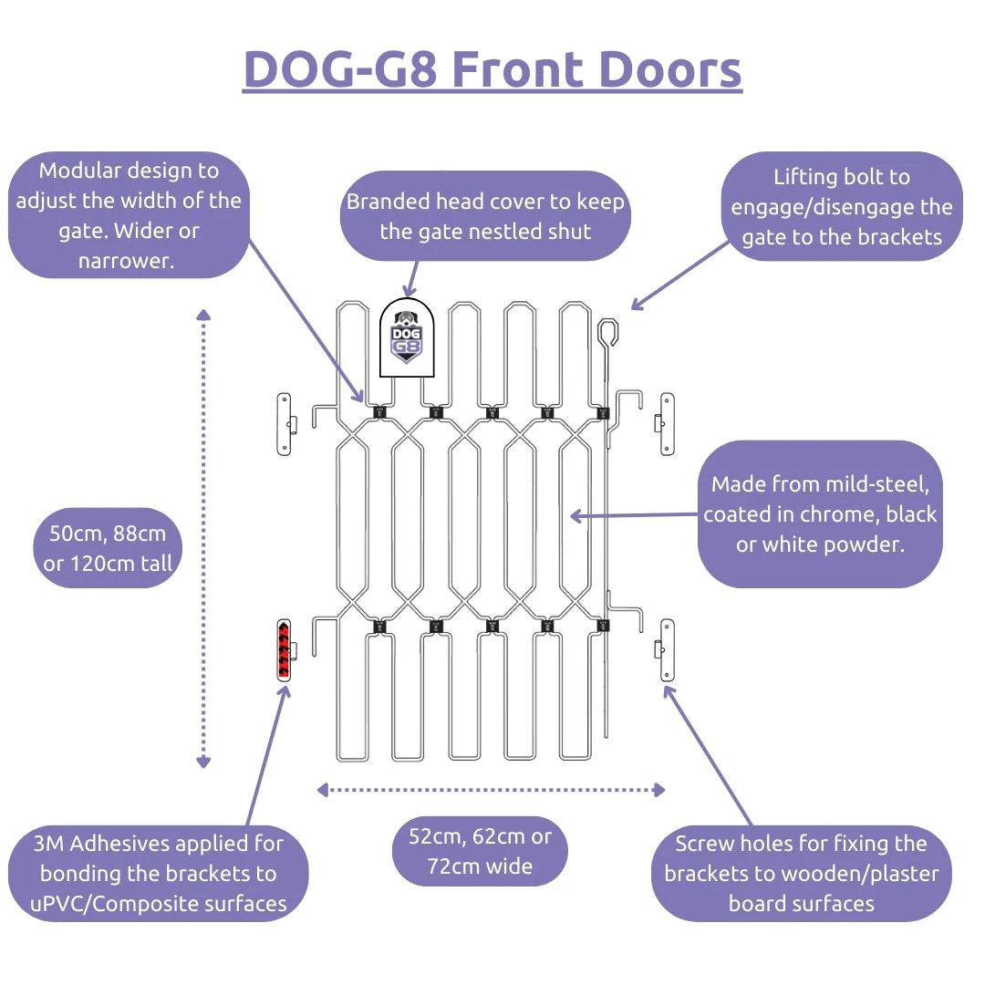 EasyAnswer™ - Front Door Dog Gate