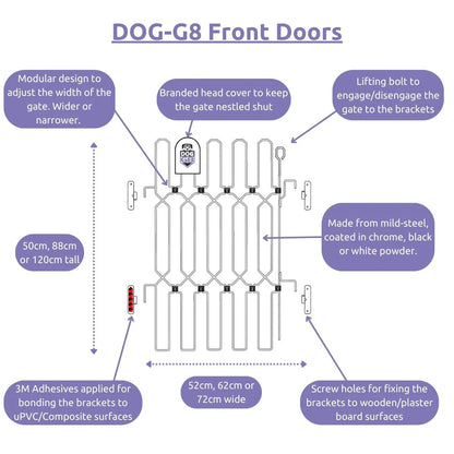 EasyAnswer™ - Front Door Dog Gate