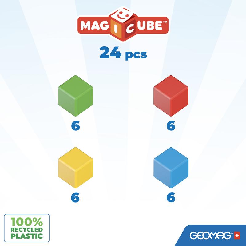 Montessori Magic Cubes - Magnetic Building Blocks