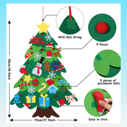 KiddoTree - Felt Christmas Tree