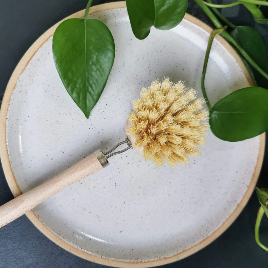 Long-Handled Bamboo Scrub Brush