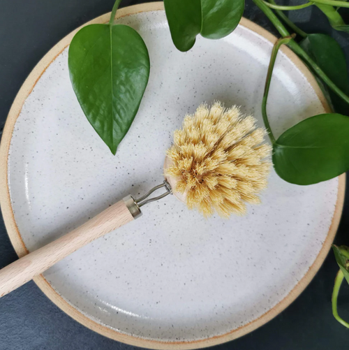 Long-Handled Bamboo Scrub Brush