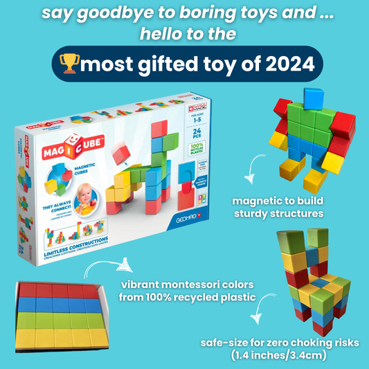 Montessori Magic Cubes - Magnetic Building Blocks