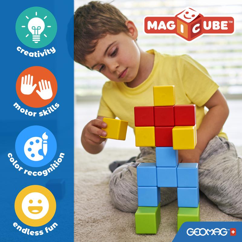 Montessori Magic Cubes - Magnetic Building Blocks