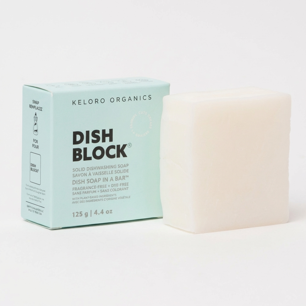 Keloro Organics Dish Soap Block (small)