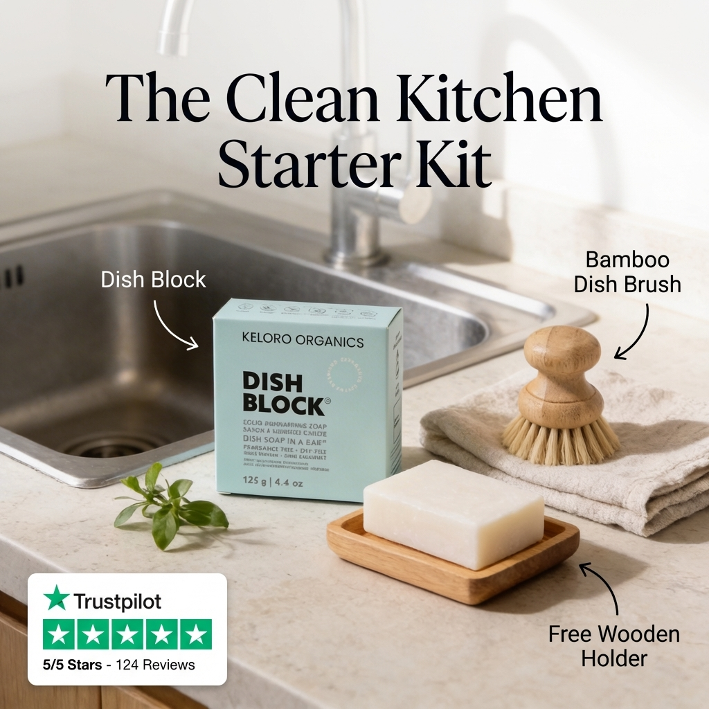 The Clean Kitchen Starter Kit™ — Plastic-Free Dishwashing Essentials