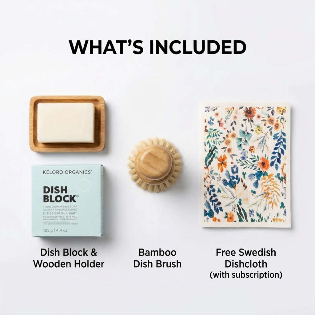 The Clean Kitchen Starter Kit™ — Plastic-Free Dishwashing Essentials