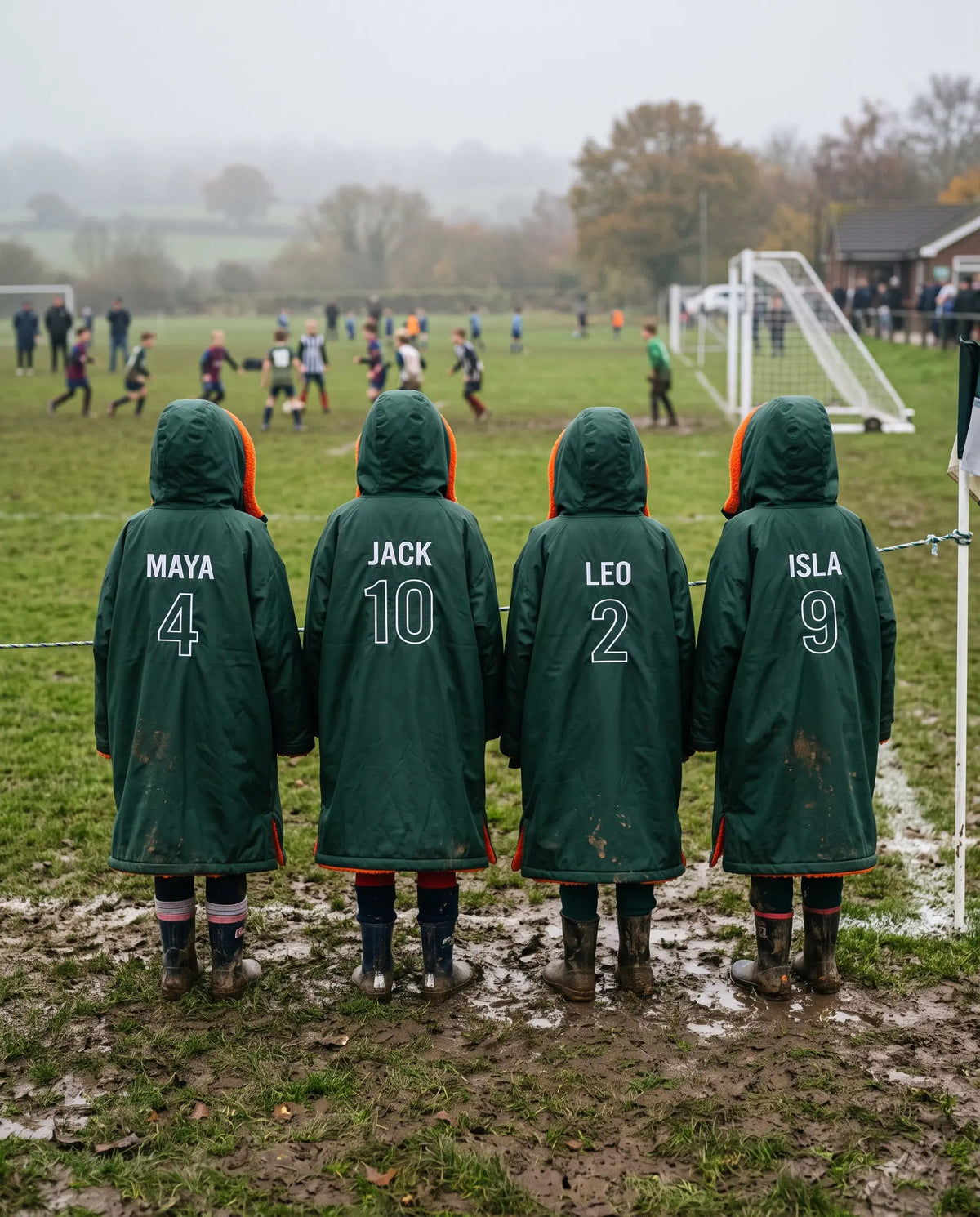 Warm between halves. Warm after the final whistle.